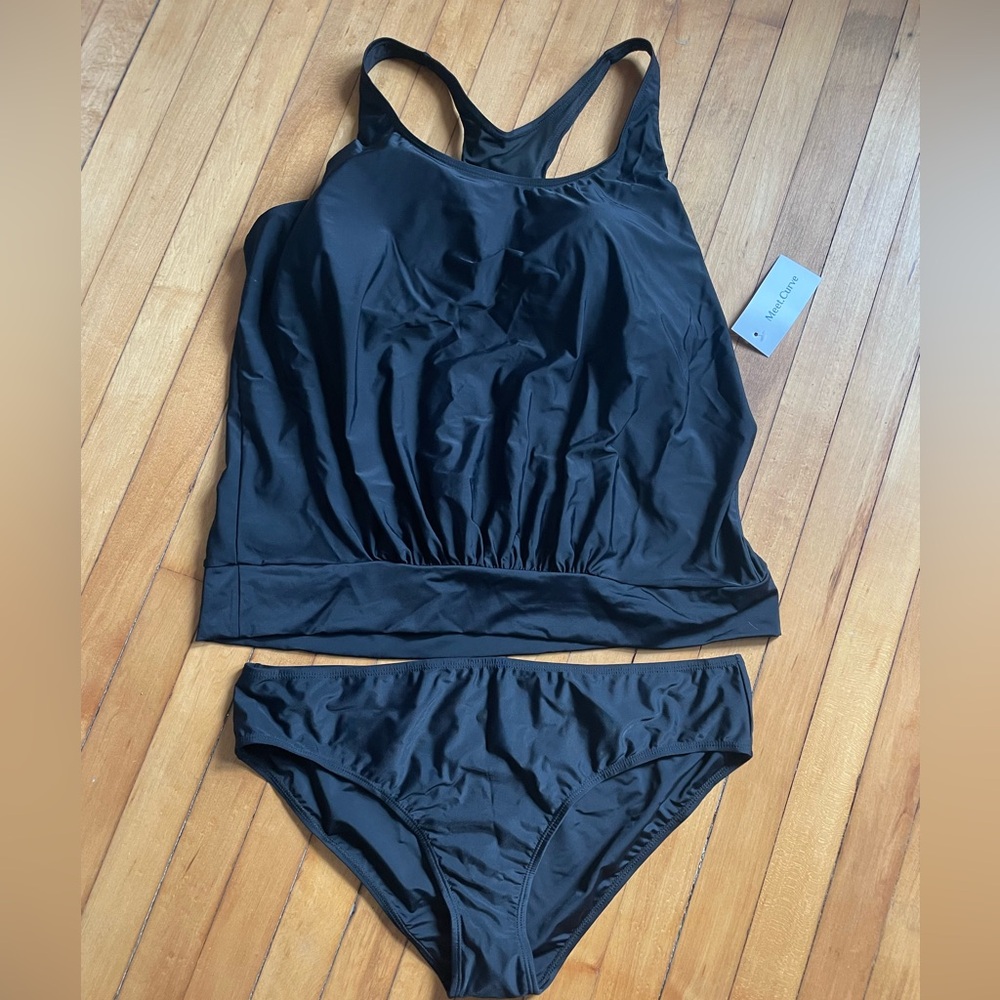 MEET CURVE, women’s tankini swim suit 3XL